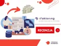 Ilustracja przedstawia proces zamiany faktury na gotówkę, sugerując wsparcie Narodowego Funduszu Gwarancyjnego.