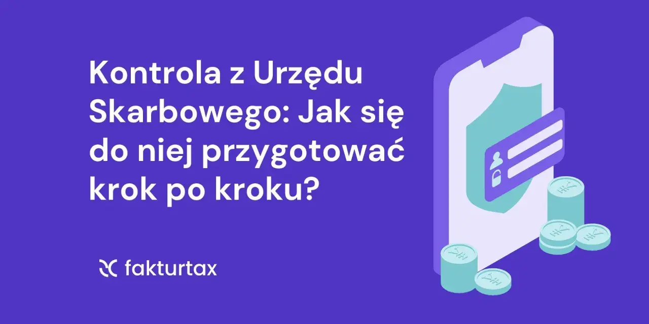 Kontrola z Urzędu Skarbowego: Jak się przygotować krok po kroku? Ilustracja przedstawia telefon z ikoną bezpieczeństwa i monetami, sugerując przygotowanie do kontroli osoby prywatnej.