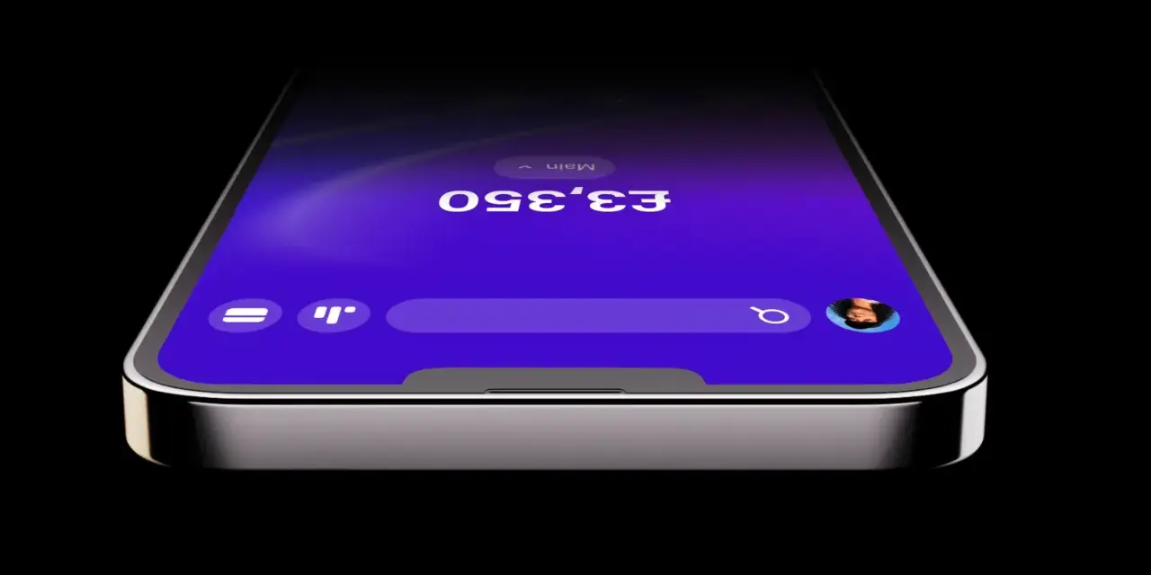 Telefon z aplikacją Revolut, pokazujący saldo £3,350. Dowiedz się, jak założyć konto Revolut i zacząć zarządzać finansami.