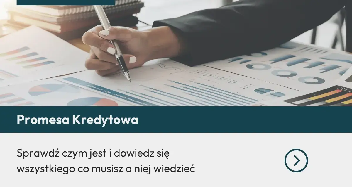 Ręka pisze na wykresach, analizując promesę kredytową. Dowiedz się więcej o finansach firmowych.