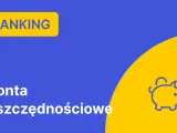 Ranking kont oszczędnościowych bez konta osobistego. Ikona świnki skarbonki.