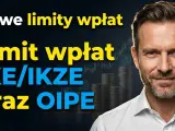 Nowe limity wpłat na indywidualne konto emerytalne (IKE/IKZE) i OIPE. Mężczyzna w białej koszuli.