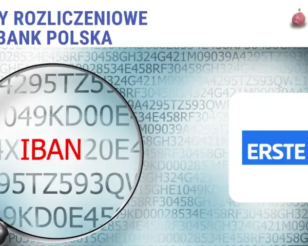 Szukasz informacji, jak zamknąć konto w Santander? Ten obraz pokazuje numery rozliczeniowe Erste Bank Polska.