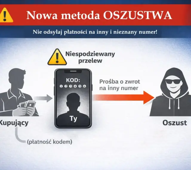 Nowa metoda oszustwa: kupujący płaci kodem, a oszust prosi o zwrot na inny numer. Nie daj się naciągnąć!